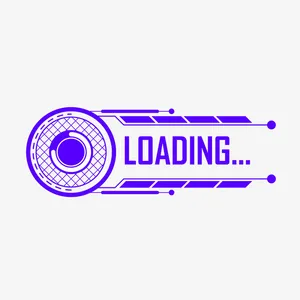 科技感加载线条 窗口栏免抠
