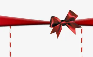 圣诞节蝴蝶结免抠