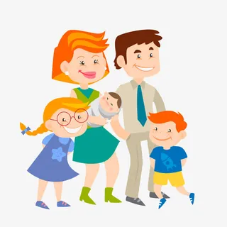 一家其乐融融免抠