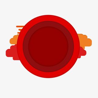 主题圆框素材免抠