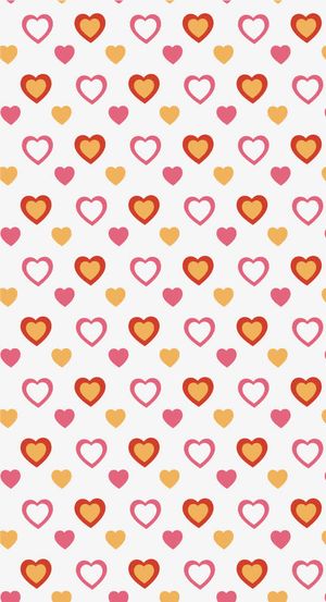 手绘爱心背景装饰