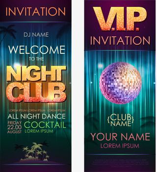 矢量KTV广告免抠