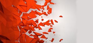 红色扁平背景高清