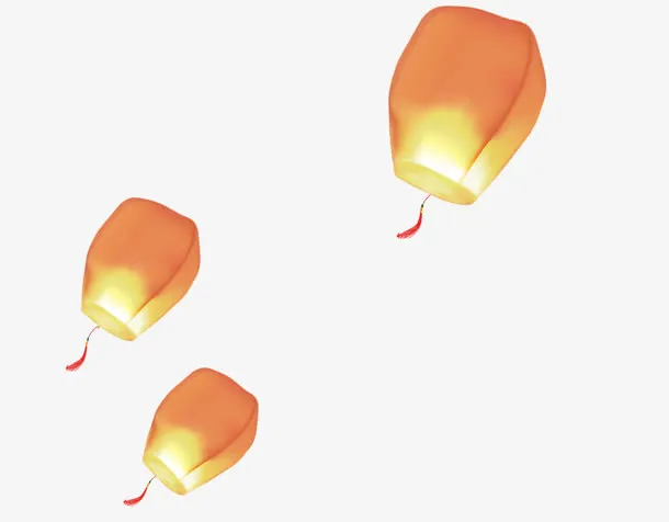 灯笼漂浮PNG图片免抠
