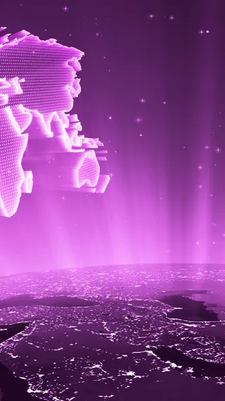 紫色炫彩H5背景高清