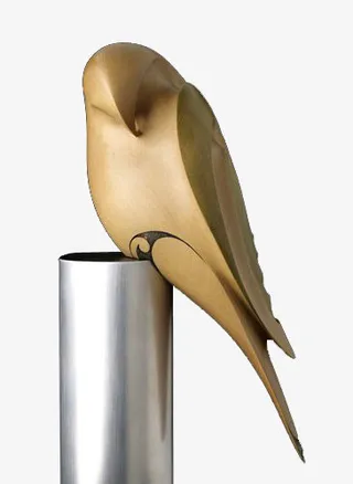 雕刻的小鸟免抠