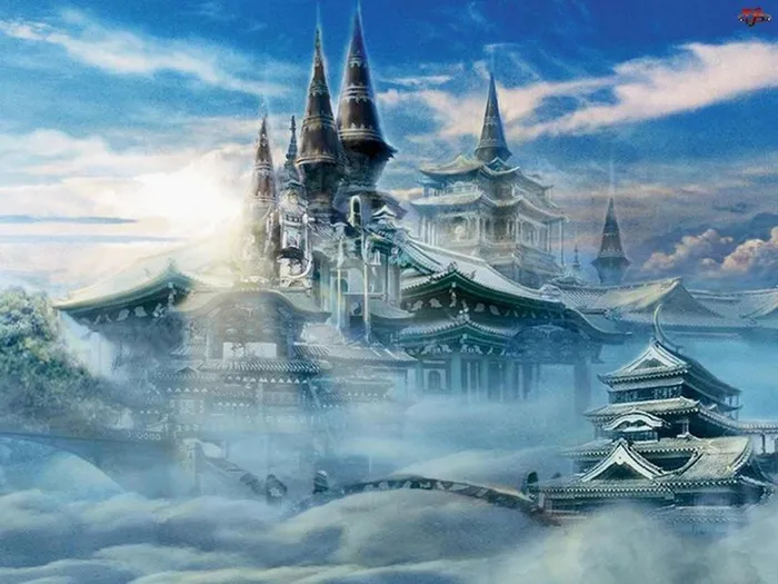 梦幻城堡背景高清