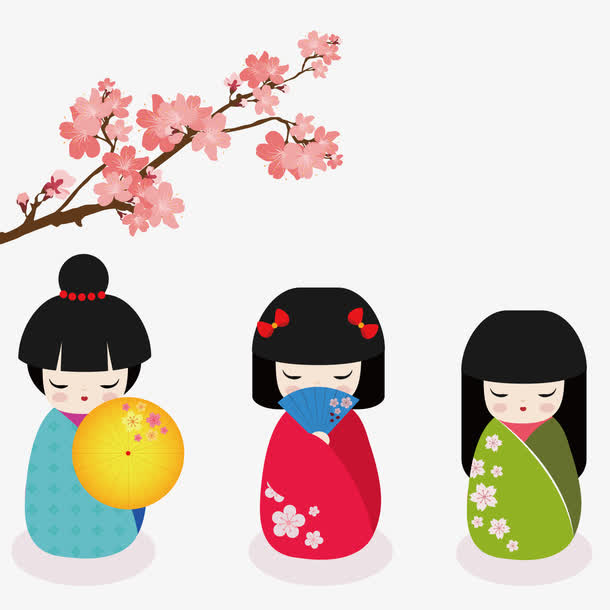 和服女孩免抠