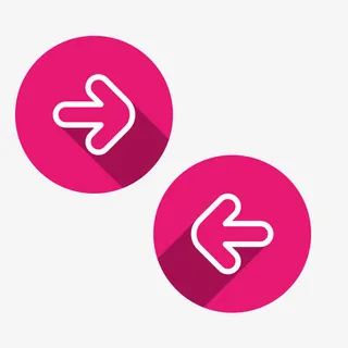 扁平立体箭头免抠