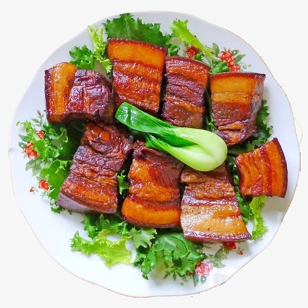 淮扬红烧肉免抠