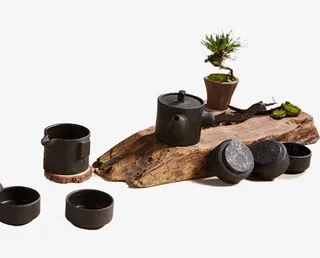 茶盘茶壶茶杯免抠