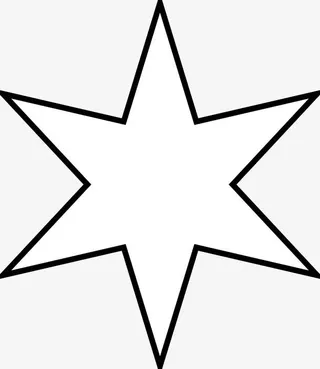 六个角的星星免抠