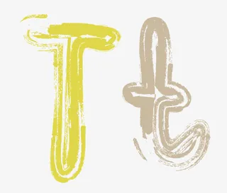 英语字母大小写T免抠