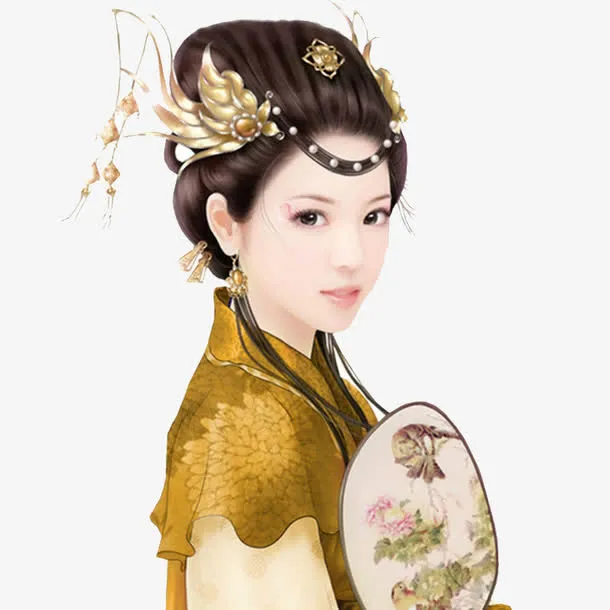 古代复古美女.免抠