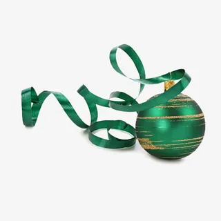 圣诞节装饰彩球免抠