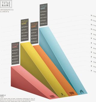 矢量立体几何图表免抠