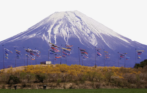 著名富士山免抠