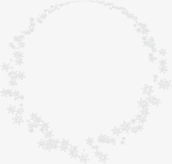 冬季雪花圆环唯美免抠