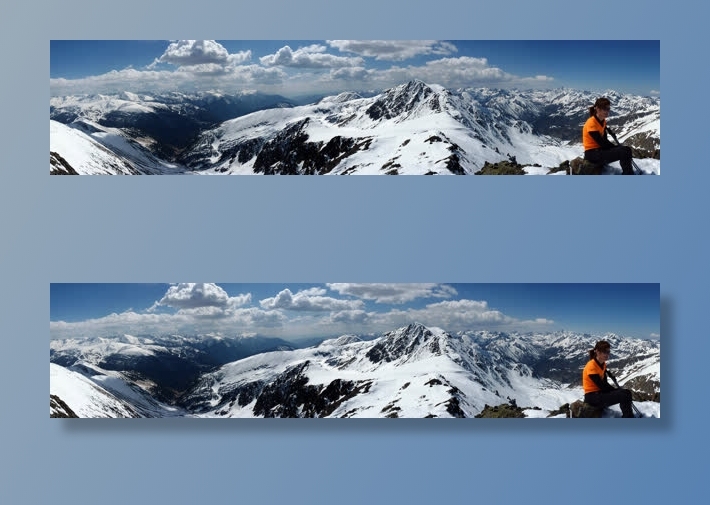 安道尔高山海报背景图免抠