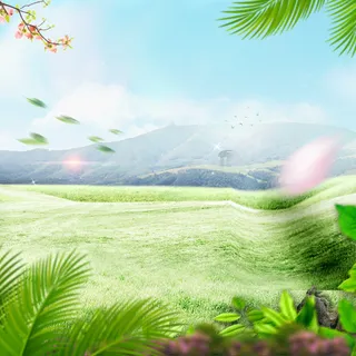 春天小清新风景主图背景素材高清文艺清新背景 春天小清新风景主图背景素材高清文艺清新背景