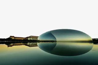 著名国家大剧院免抠