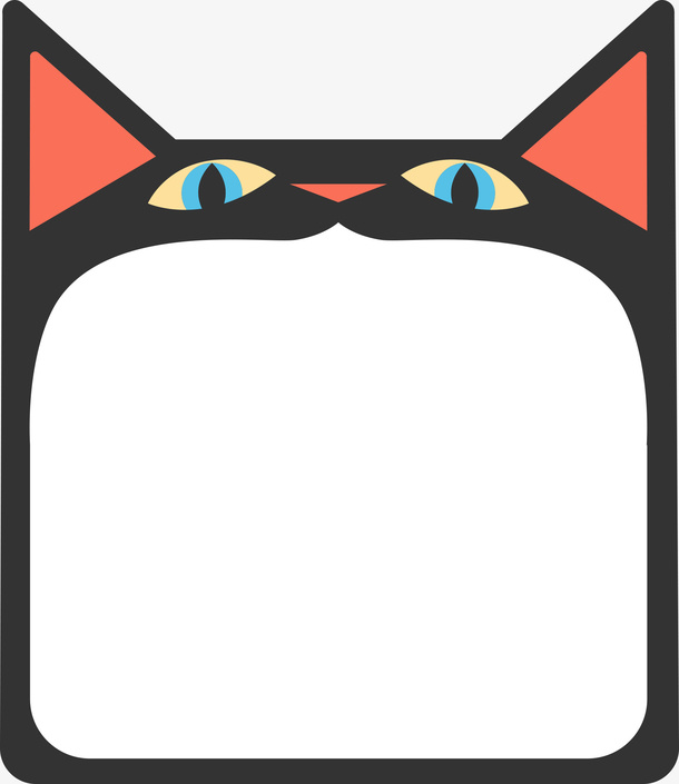 猫咪边框免抠