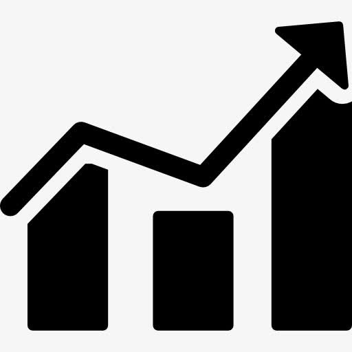 增加股票图形的酒吧图标免抠图标元素