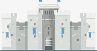 矢量卡通房子免抠