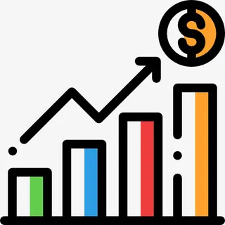 经济增长设计图标免抠