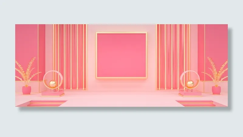 粉色 背景 卡通高清