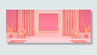 粉色 背景 卡通高清