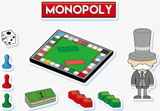 矢量图大富翁免抠