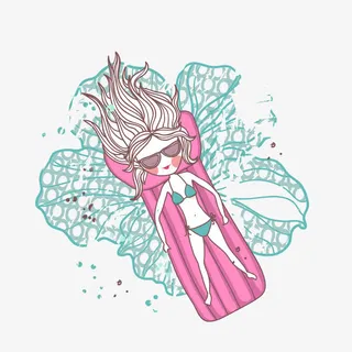 手机壳美女图片免抠