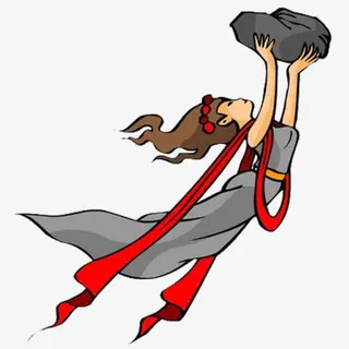 卡通女娲补天免抠