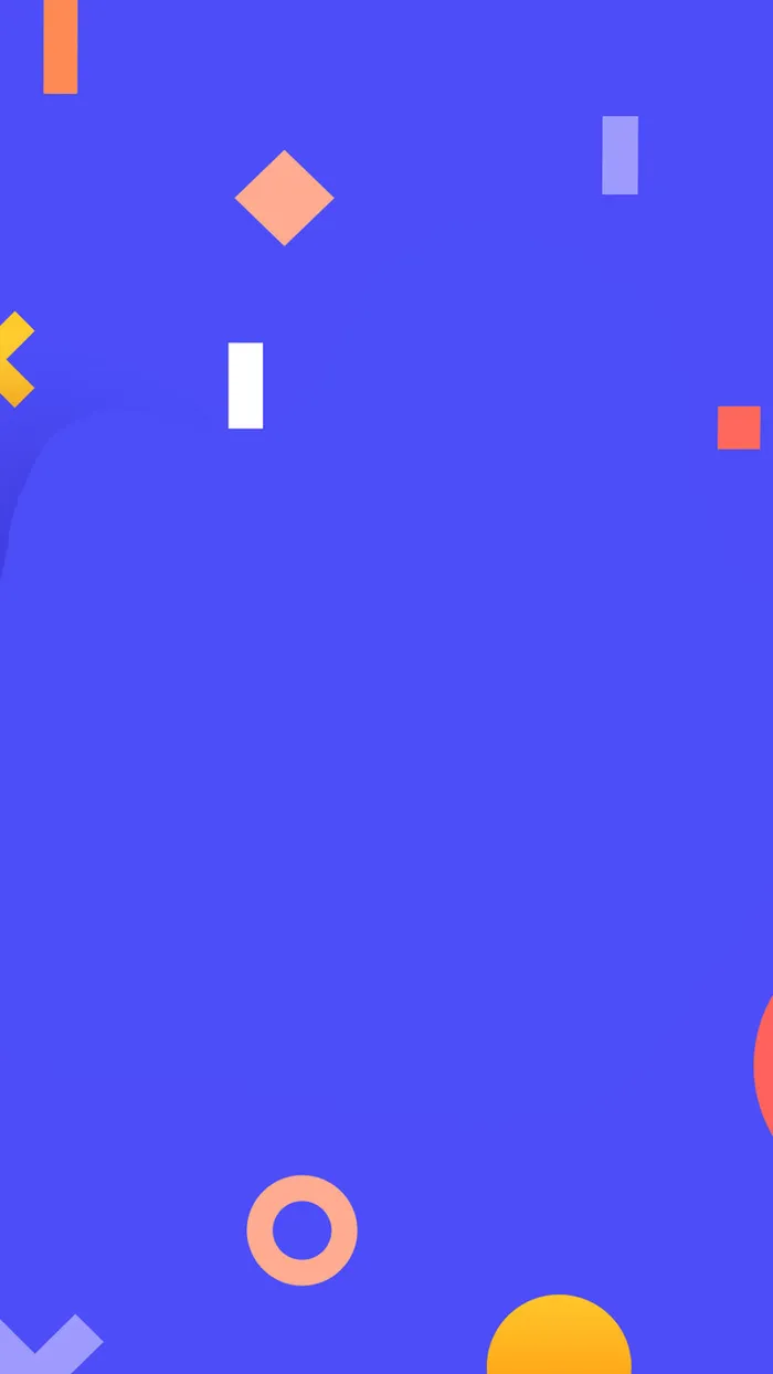 彩色几何H5背景高清