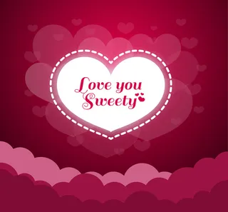 红色爱心背景素材高清