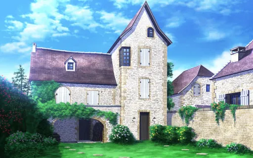 水彩简约风景插画免抠