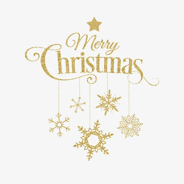 Christmas艺术字体免抠