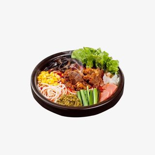 牛肉玉米湖南米粉美食免抠