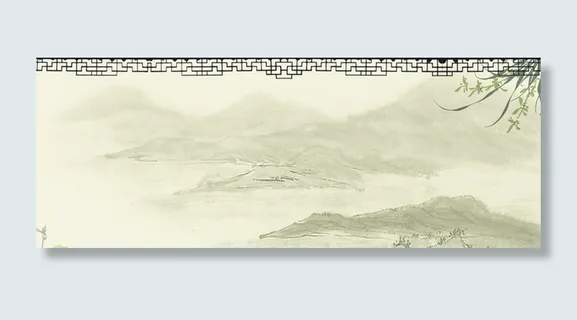 复古水墨海报背景高清