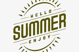 summer 字体设计免抠