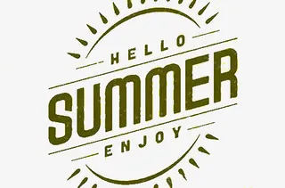 summer 字体设计免抠