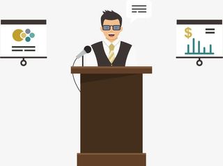 在讲台上讲课的人免抠