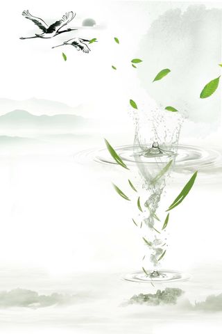 简约中国风春茶上市宣传海报高清