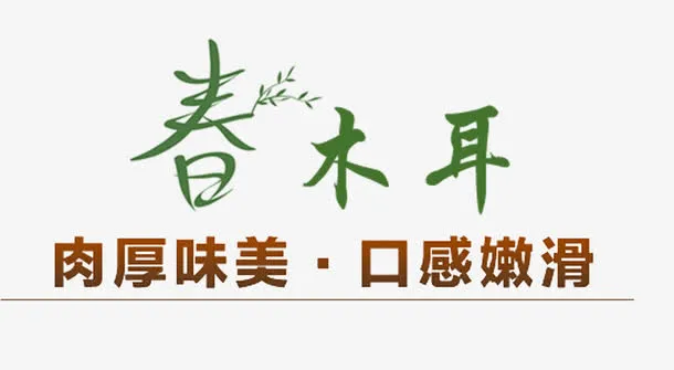 春季木耳免抠