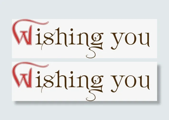 wishing you免抠