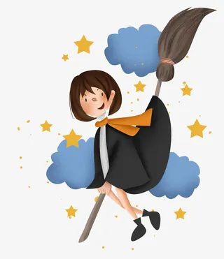 万圣节星星云朵免抠