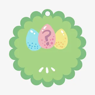 绿色花瓣形文案背景