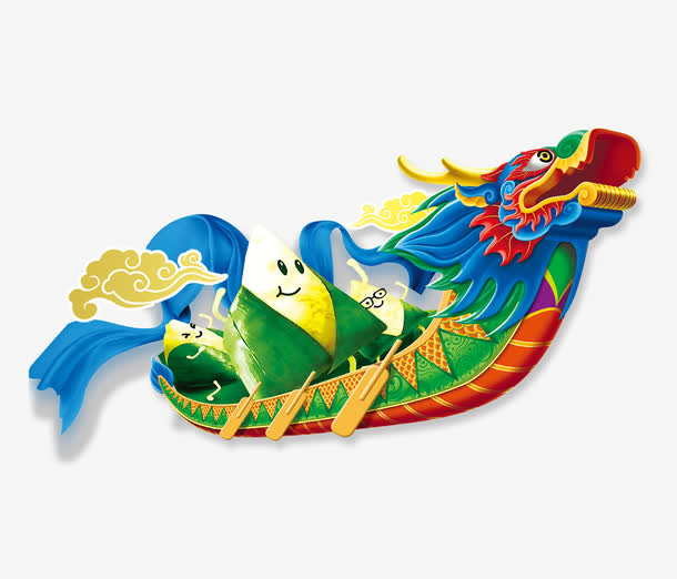 端午龙舟免抠