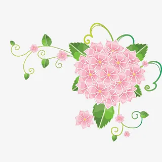 粉红色装饰花束免抠 粉红色装饰花束免抠